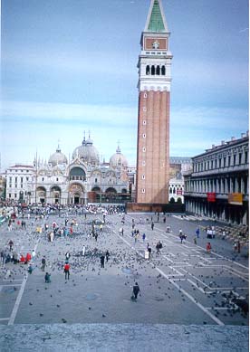 Piazza San Marco at low tide